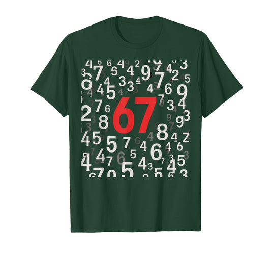 67 Shirt, Funny Shirts 67 Kid Meme six Seven Graphic Tees T-Shirt