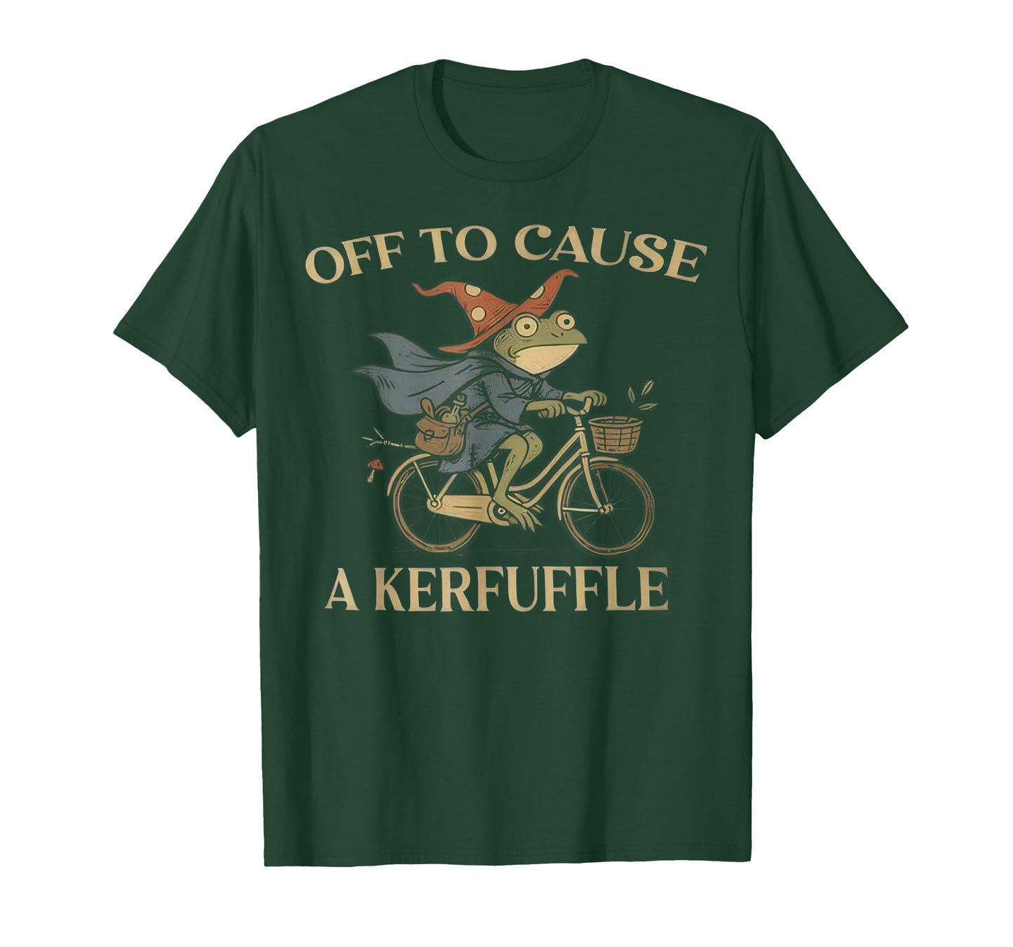 Off to Cause A Kerfuffle Frog T-Shirt