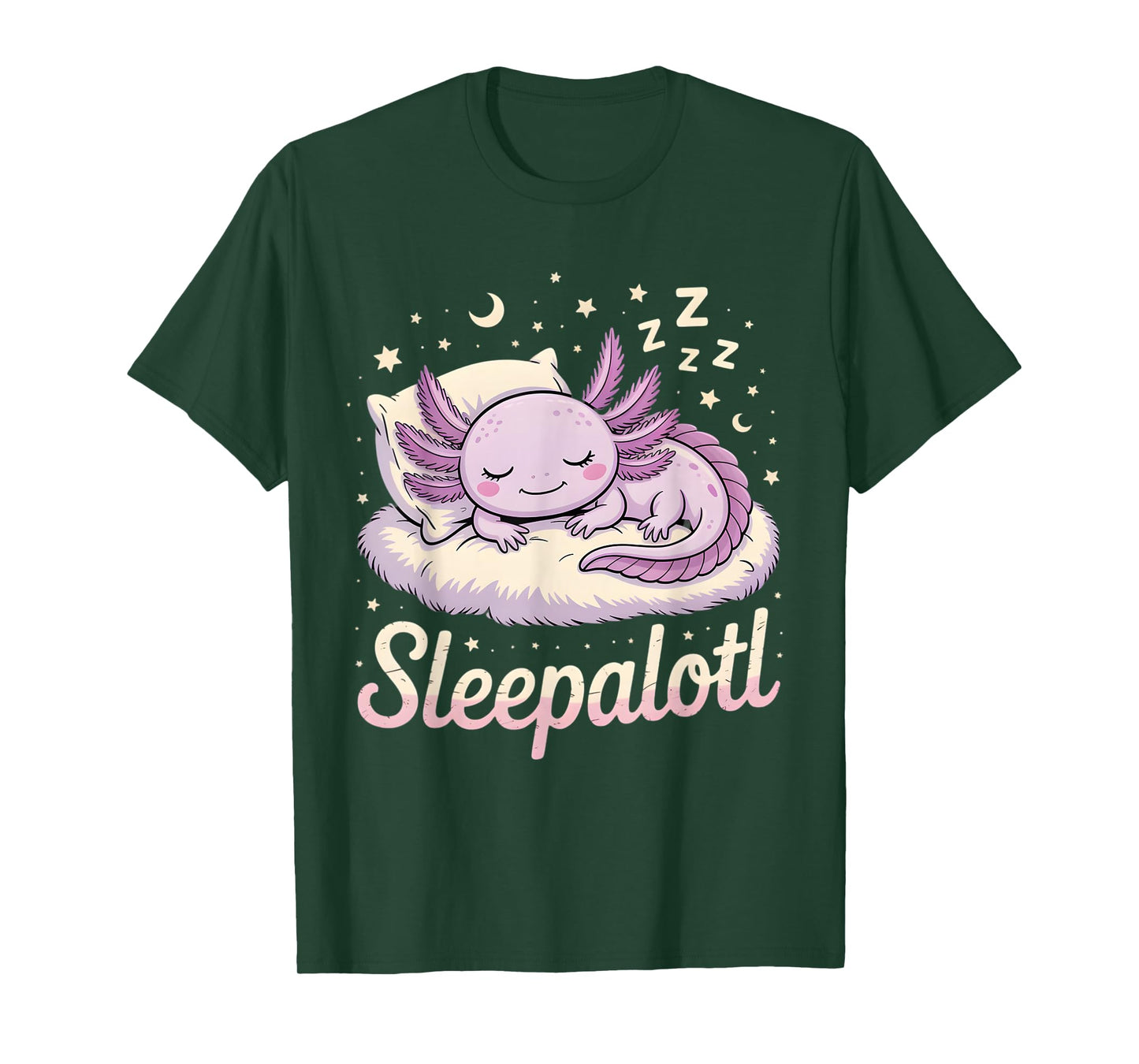 Axolotl Pajamas Girls Boys Sleepshirt sleepalotl T-Shirt