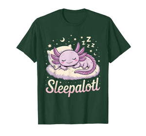 Axolotl Pajamas Girls Boys Sleepshirt sleepalotl T-Shirt