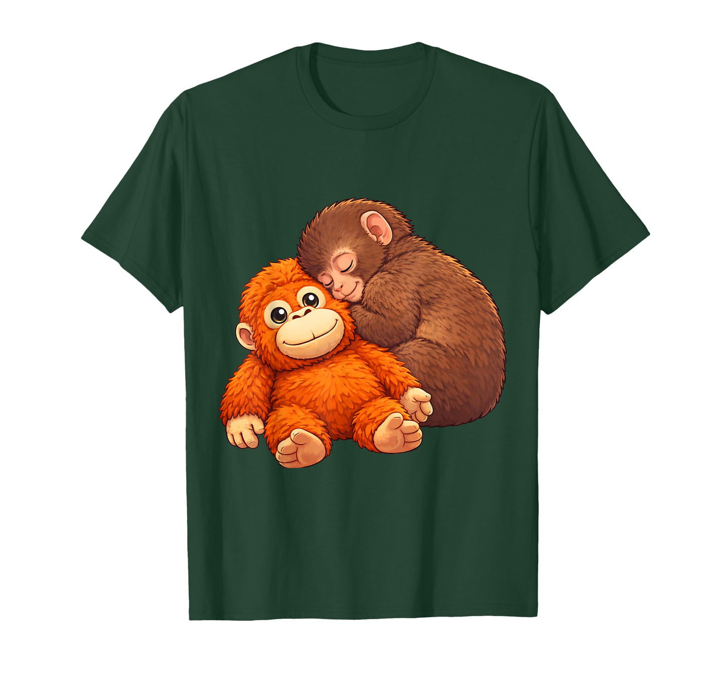Cute Baby Monkey Punch T-Shirt