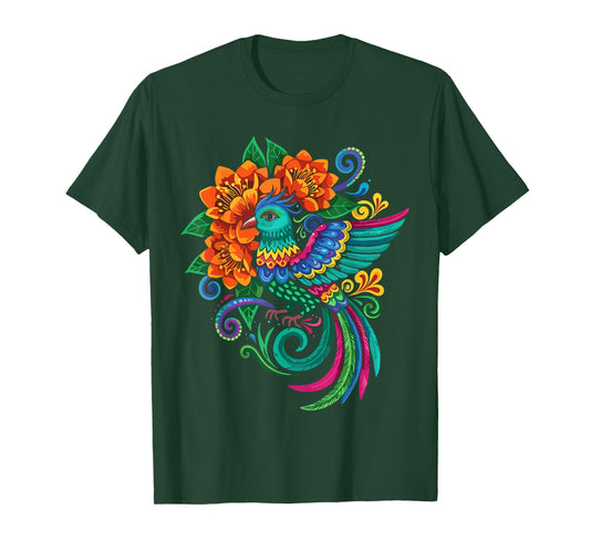 Alebrije Mexicanos Shirt, Día de Los Muertos Humming Bird T-Shirt