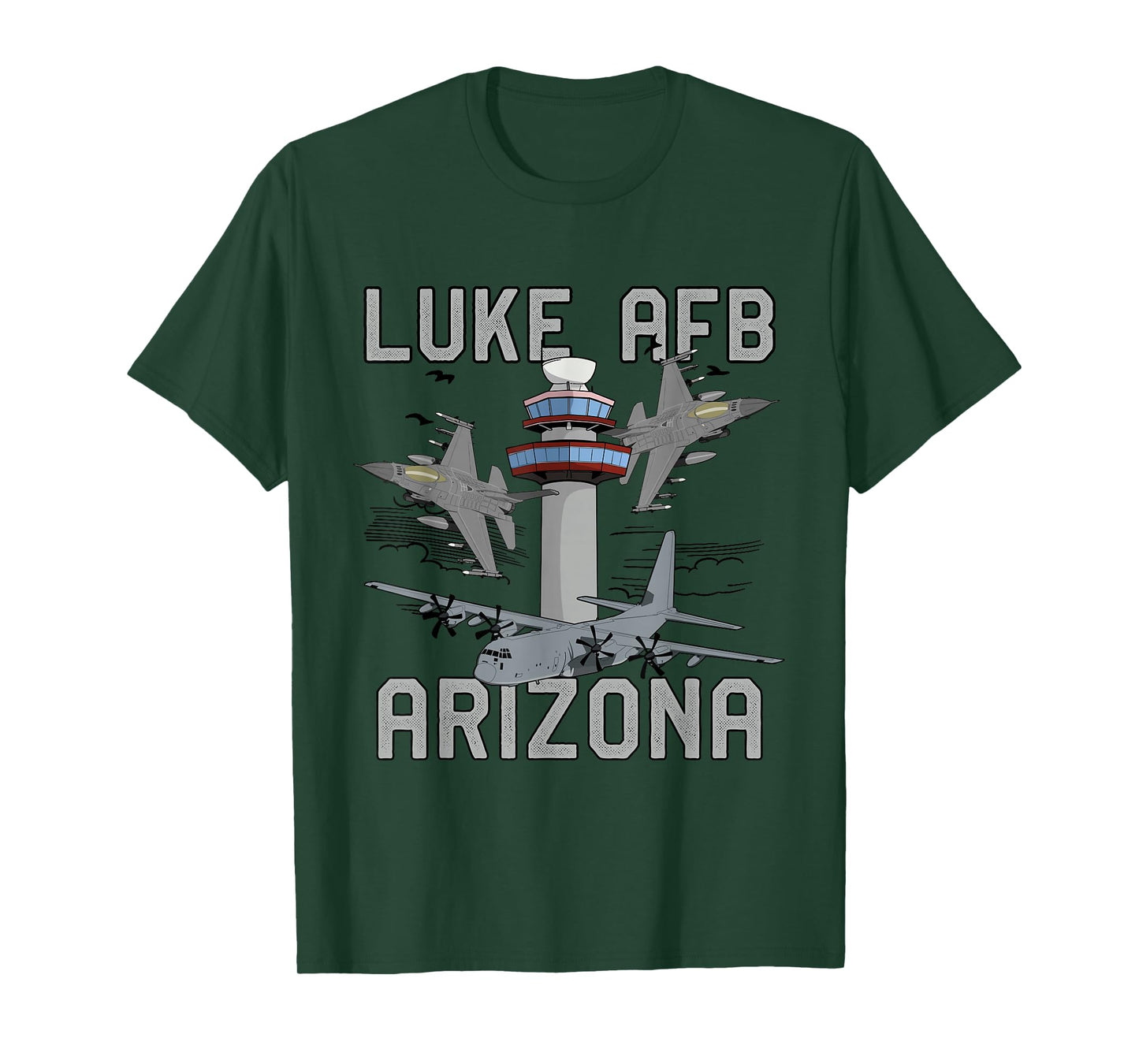 Luke AFB Arizona Air Force Base Airman Veteran Vintage Tee T-Shirt
