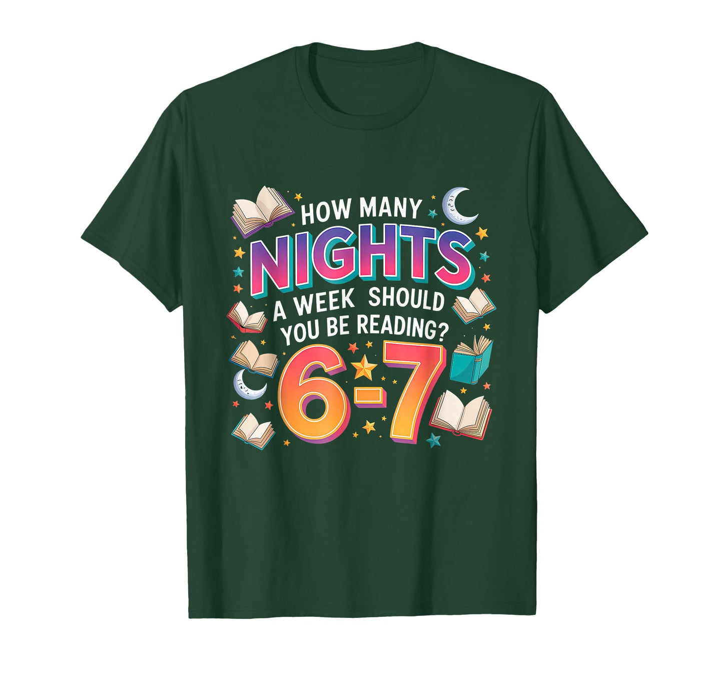 How Many Nights A Week Should You Be Reading 6–7 Meme T-Shirt