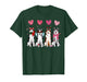 Valentine Siberian Husky Balloon Heart Dog Mom Animal Lover T-Shirt