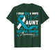 I Wear Teal White for My Aunt Cervical Cancer Awareness T-Shirt
