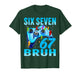 Six Seven 67 Bruh Funny Gamer Birthday Boy Gift for Men Kids T-Shirt