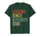 Legend Since November 2001 24th Birthday Gifts 24 Year Old T-Shirt