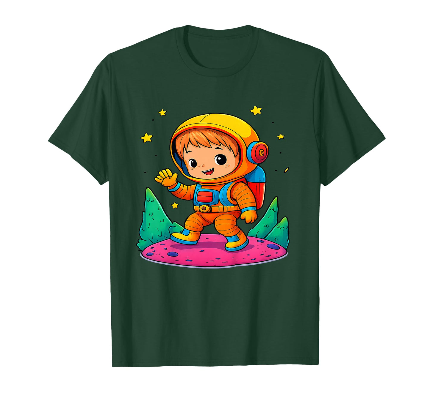 Cute Astronaut Space Adventure for Kids T-Shirt