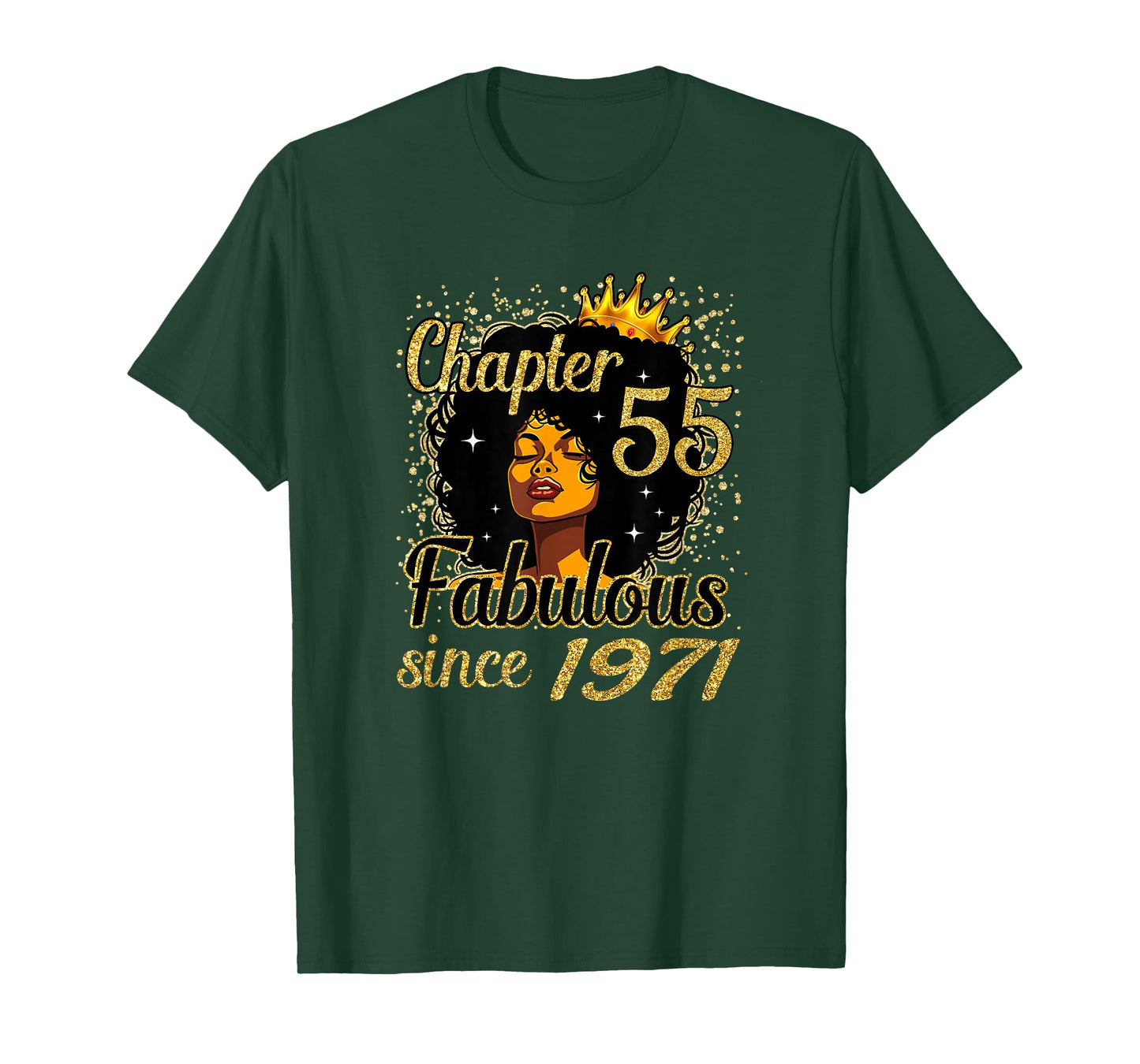 Chapter 55 Fabulous Since 1971 55th Birthday for Girls Women T-Shirt