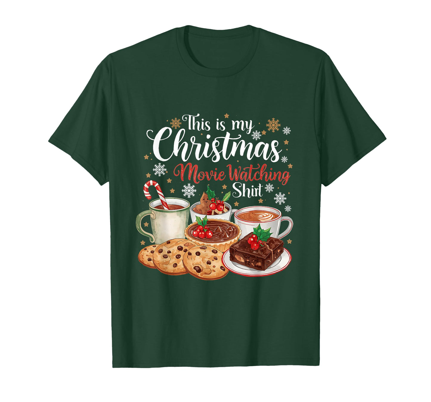 This is My Christmas Movie Watching Design T-Shirt