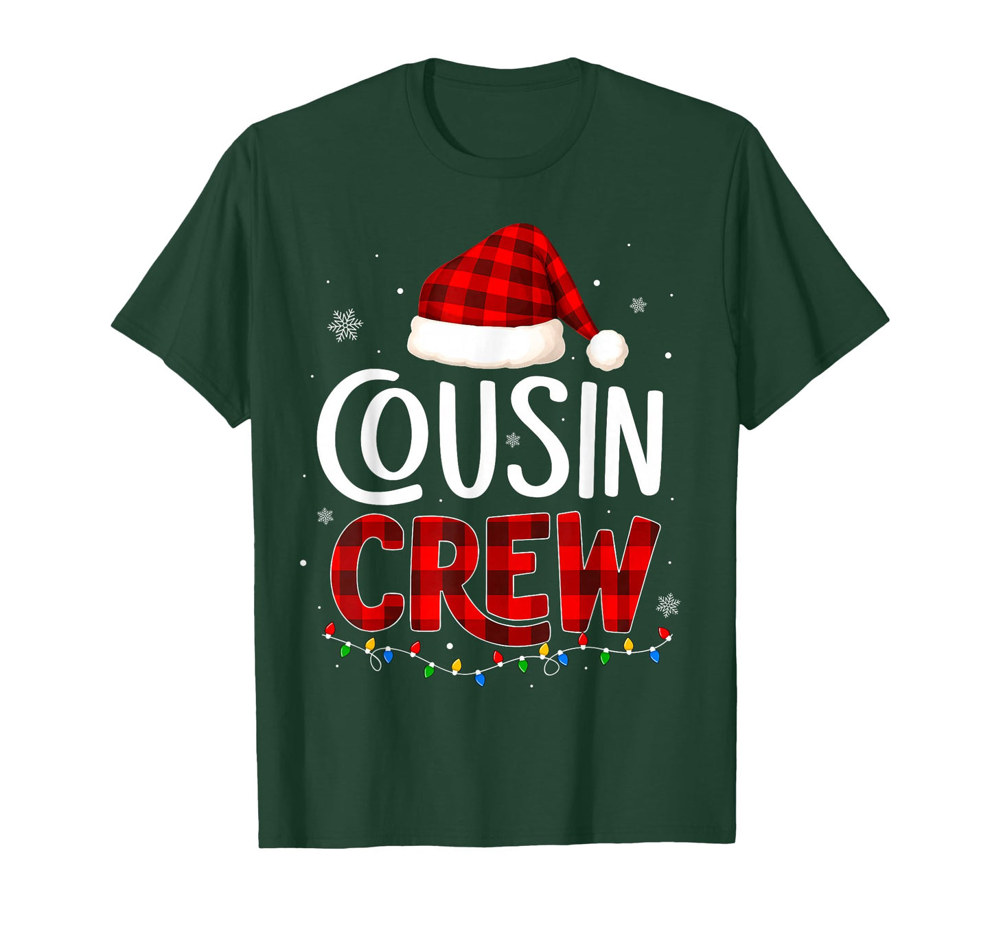 Cousin Crew Christmas Pajamas for Men Kids Women Grandkids T-Shirt