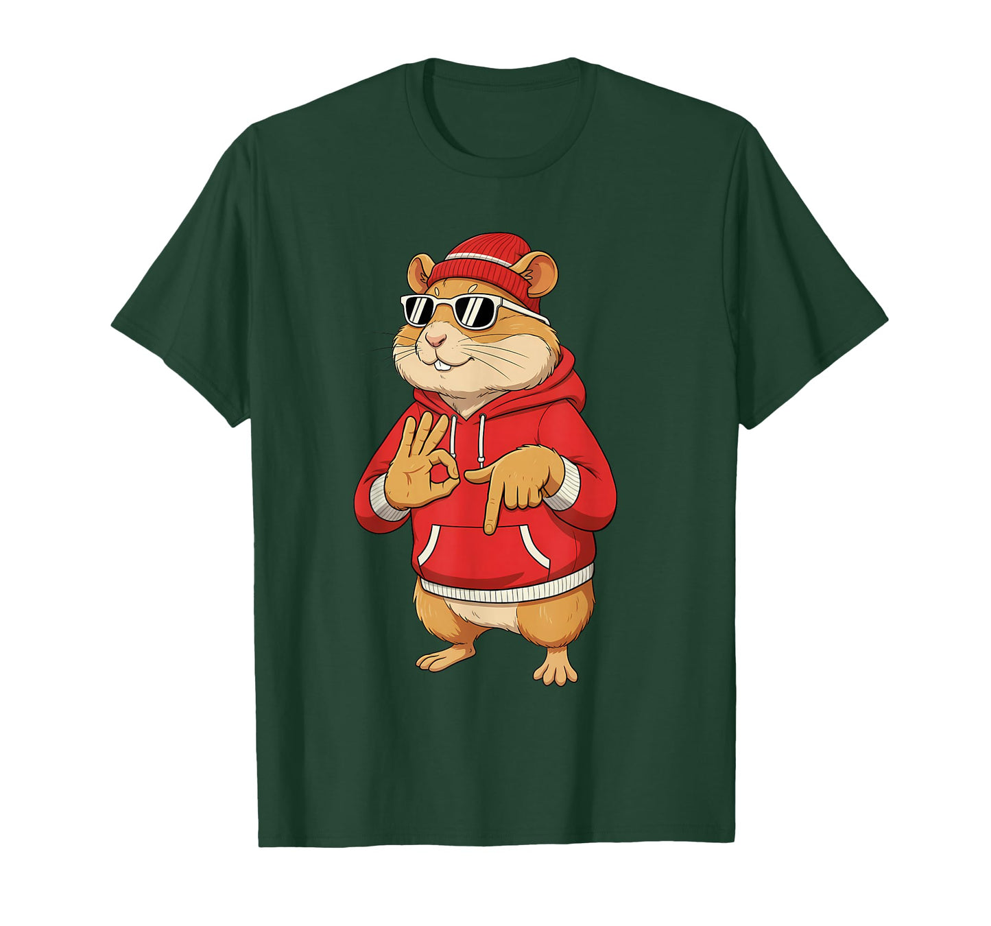 Six Seven Meme Retro Vintage Hamster 67 Funny Gen Z Apha T-Shirt