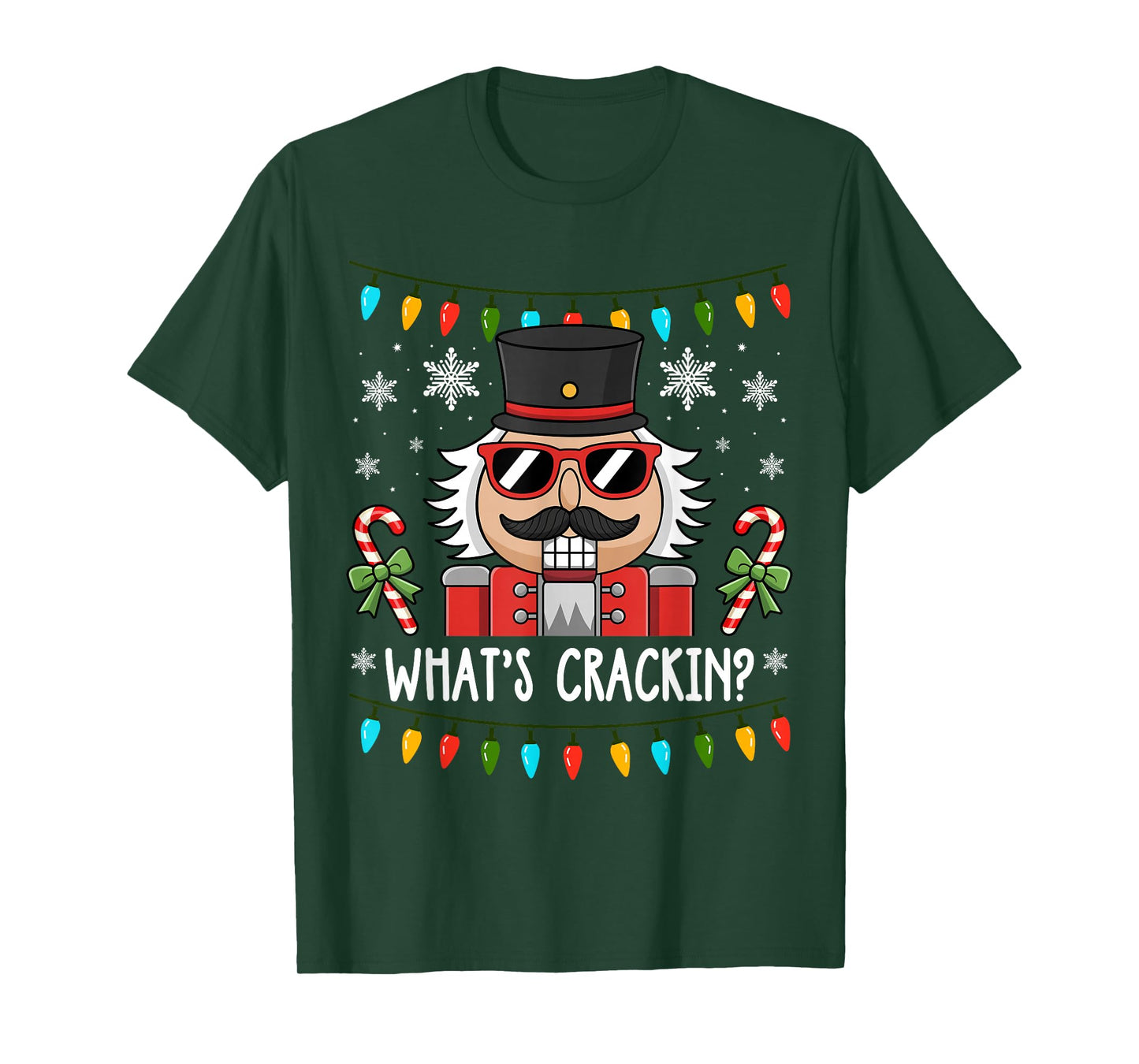 Christmas Nutcracker What's Crackin Funny Xmas T-Shirt