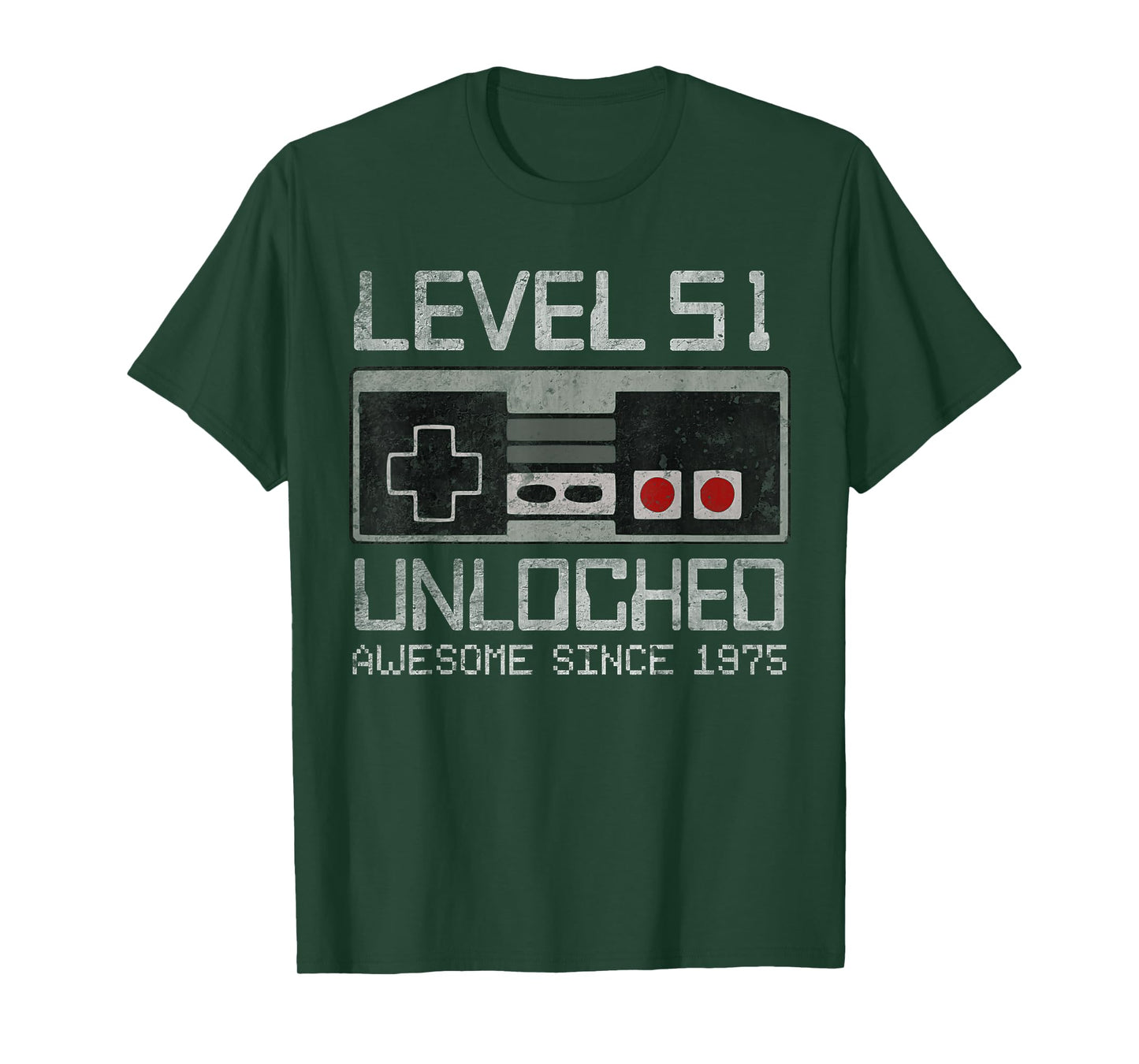 Level 51 Unlocked 51st Birthday 51 Year Old Video Gamer Men T-Shirt