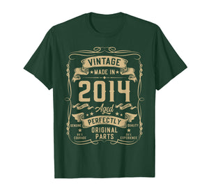 Vintage 2014 12yr 12th Birthday Gifts Boys Girls 12 Year Old T-Shirt