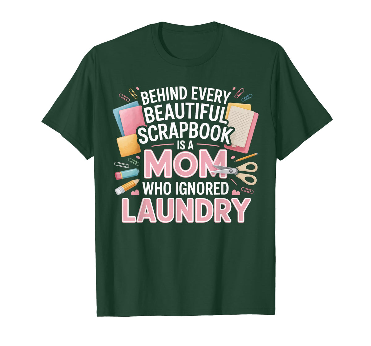 Embellished Craft Hobby Crafter Mama Scrapbooking Mom T-Shirt