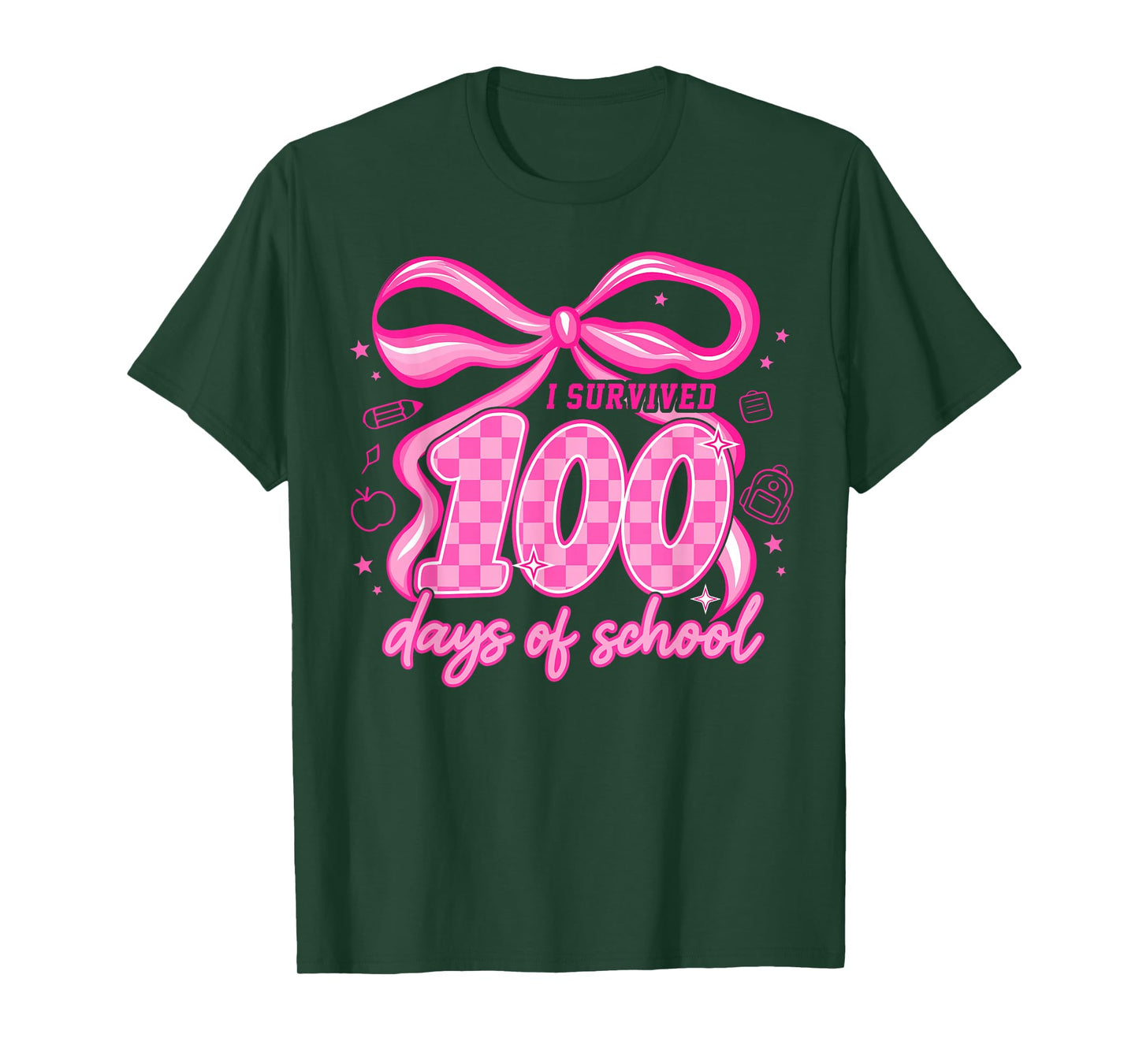 I Survived 100 Days of School for Teacher Kids 100th Days T-Shirt