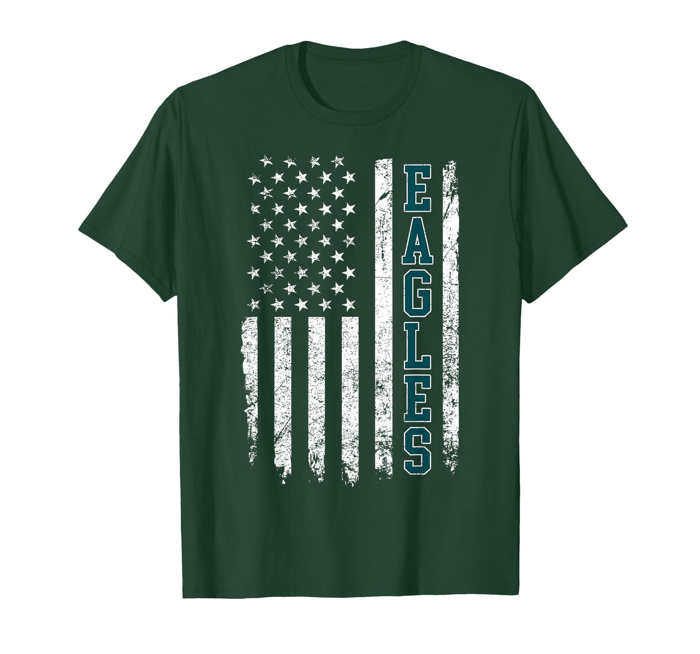 Vintage Eagle Women Men Kid Tees US Flag T-Shirt