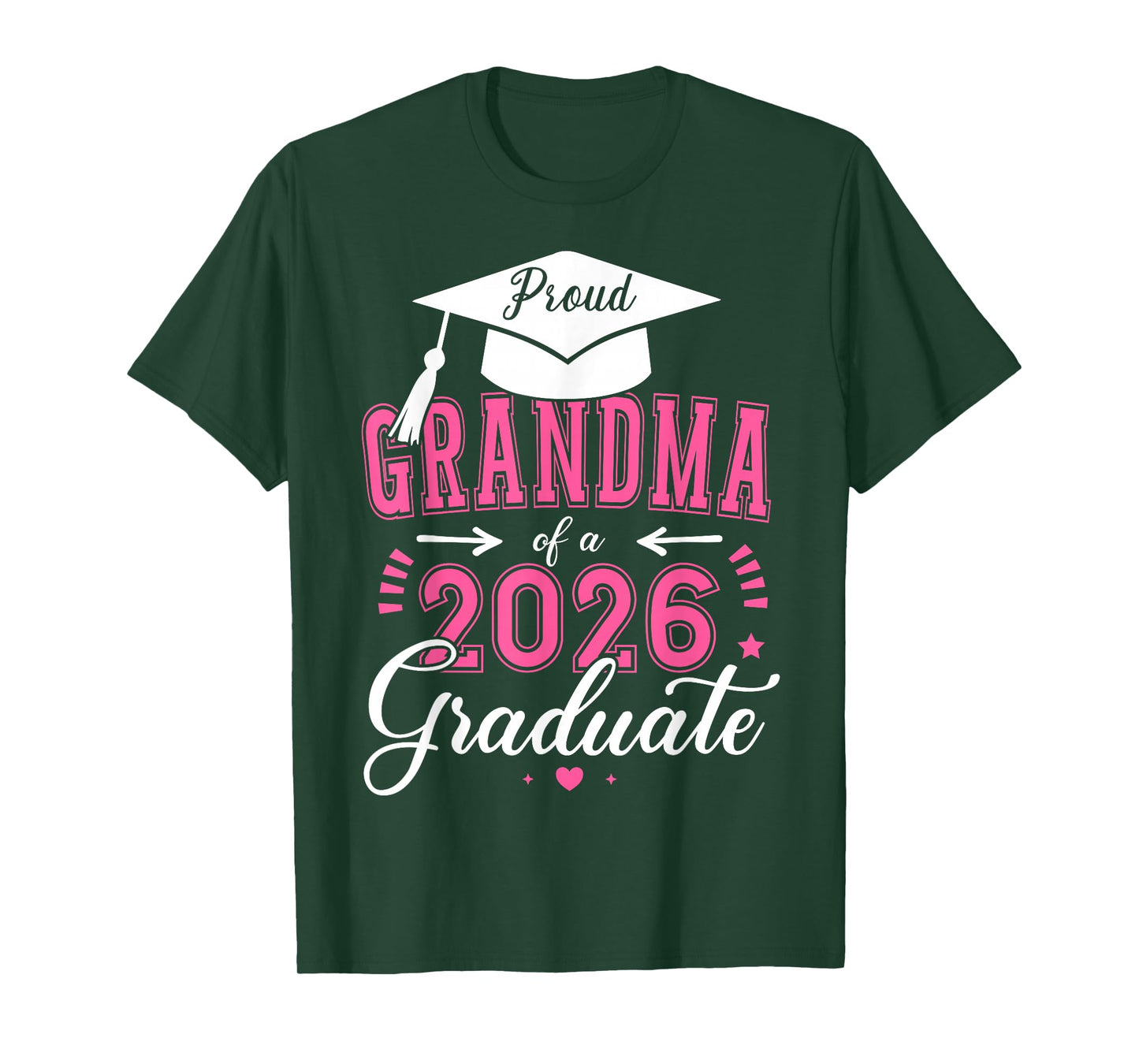 Proud Grandma of a Class of 2026 Graduate for Graduation T-Shirt