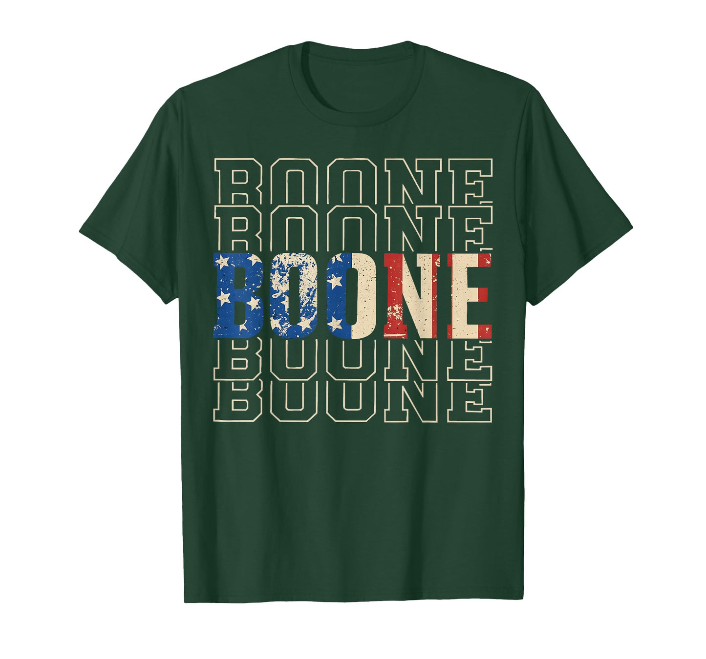 Vintage Boone Name Retro American Gift for Men Women Kid T-Shirt