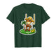 Funny Puerto Rico Pride Cute Coqui Jibaro Football Game T-Shirt