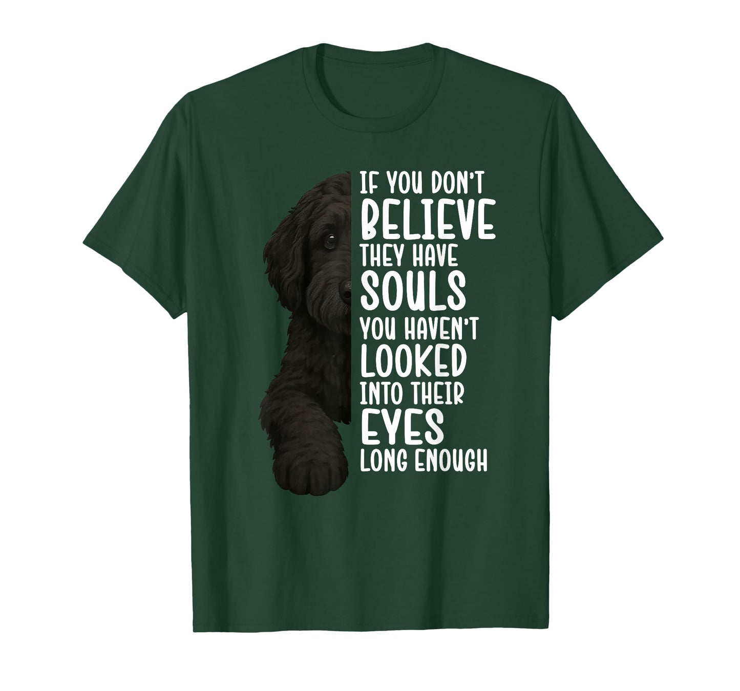 Black Goldendoodle Dog Black Doodle Owner Black Doodle Lover T-Shirt