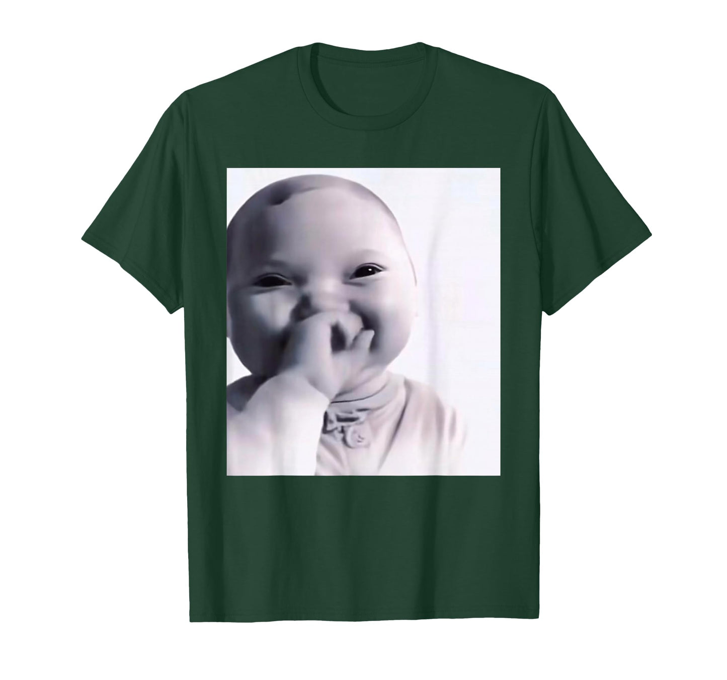 Funny Niche Baby gen z Meme ai Viral Giggling AI Laughing T-Shirt