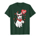 Bull Terrier Valentine Heart I Love You Dog Lovers T-Shirt