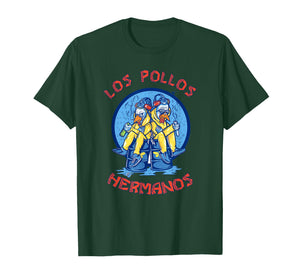 Breaking Bad Los Pollos Hermanos Hazmat Suits TV Show T-Shirt
