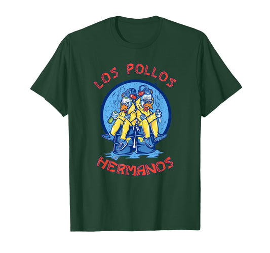 Breaking Bad Los Pollos Hermanos Hazmat Suits TV Show T-Shirt