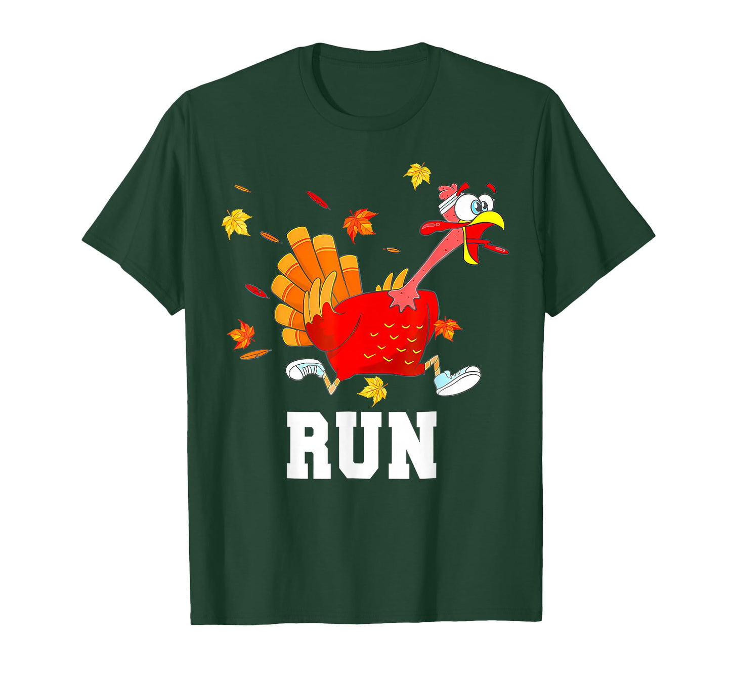 Turkey Run Costume Thanksgiving Running Turkey Trot T-Shirt