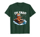 Oh Snap Gingerbread Man Fishing Christmas Fisher Men T-Shirt