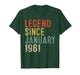 Legend Since January 1961 65th Birthday Gifts 65 Year Old T-Shirt