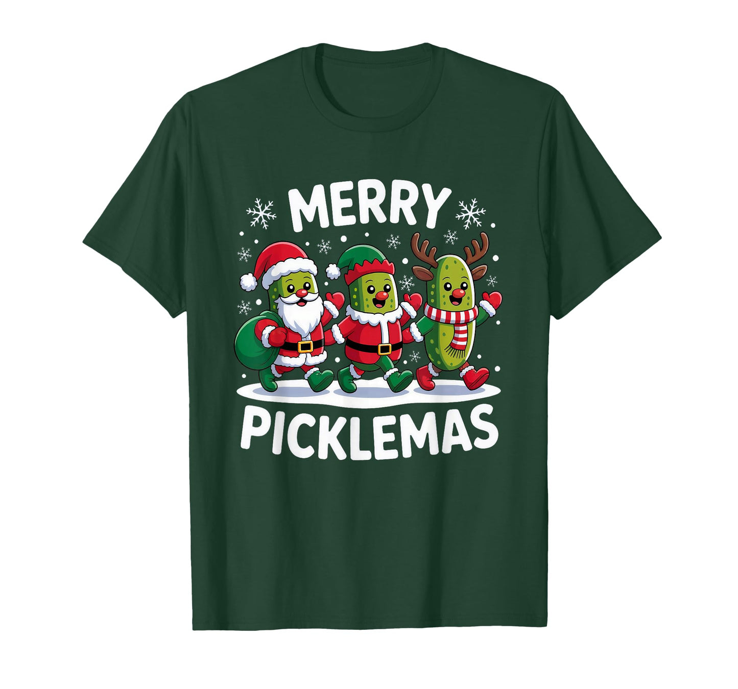 Merry Picklemas Fun Holiday Christmas 2025 for Pickle Lovers T-Shirt
