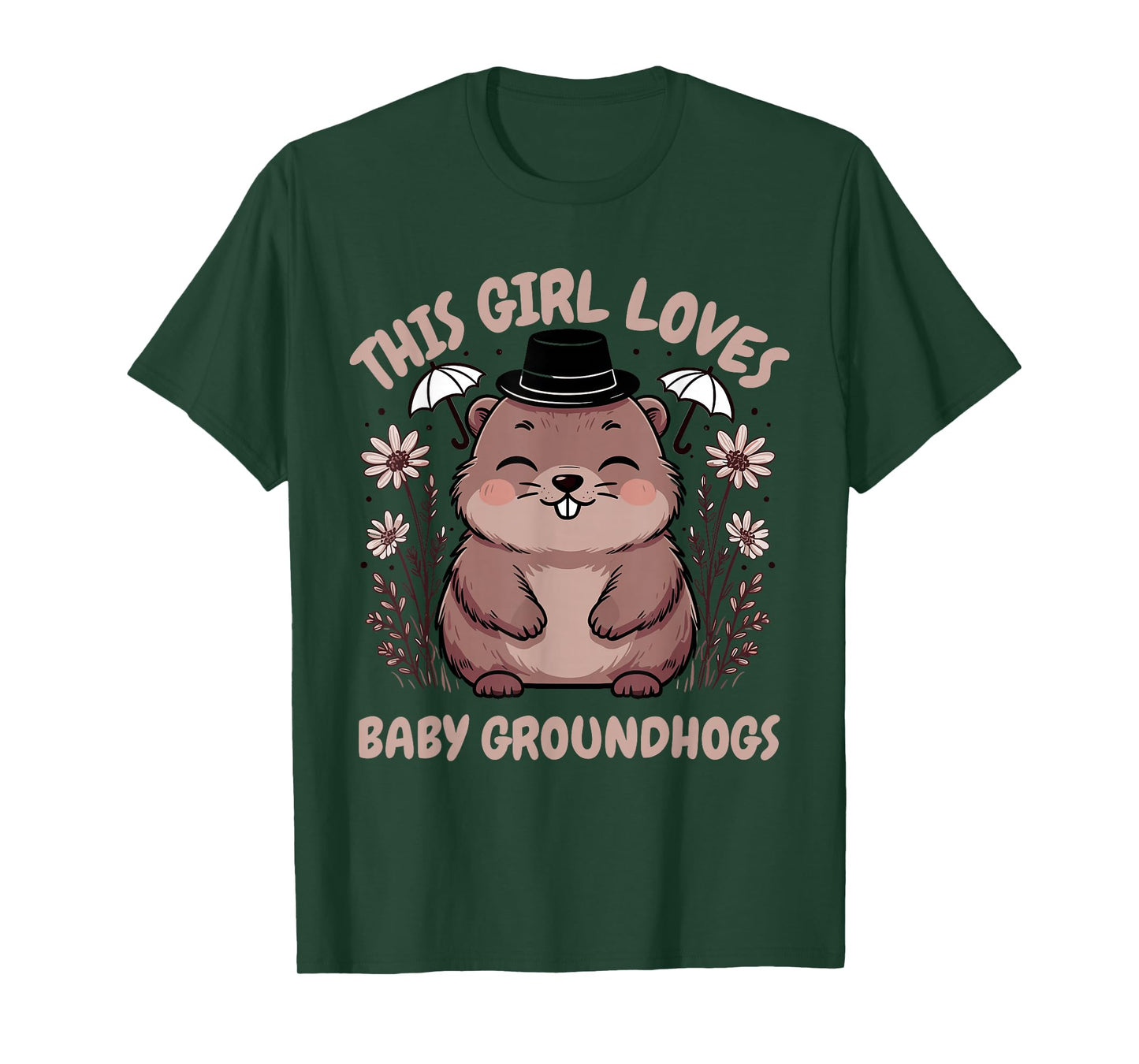Punxy Phil's Baby Groundhog Day Costume February 2nd Girls T-Shirt
