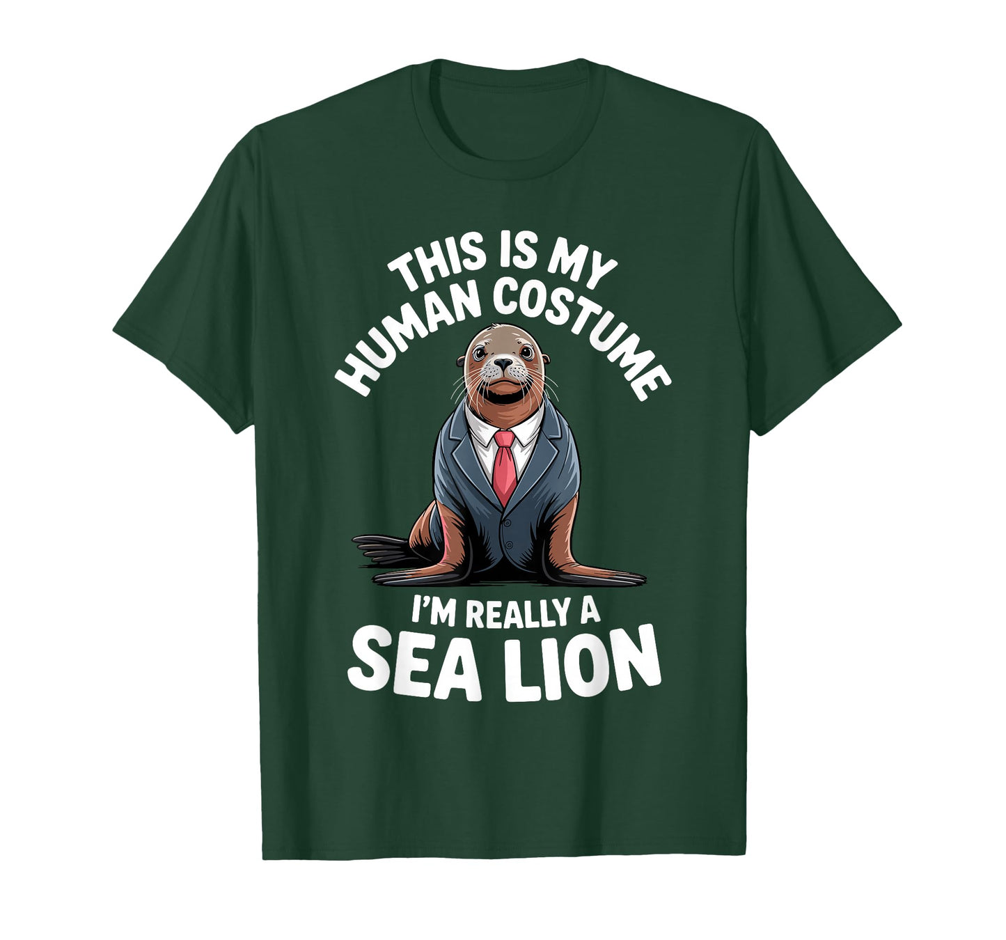 Sea Lion Costume for Men Women Seal Animal Sea Lion Lover T-Shirt