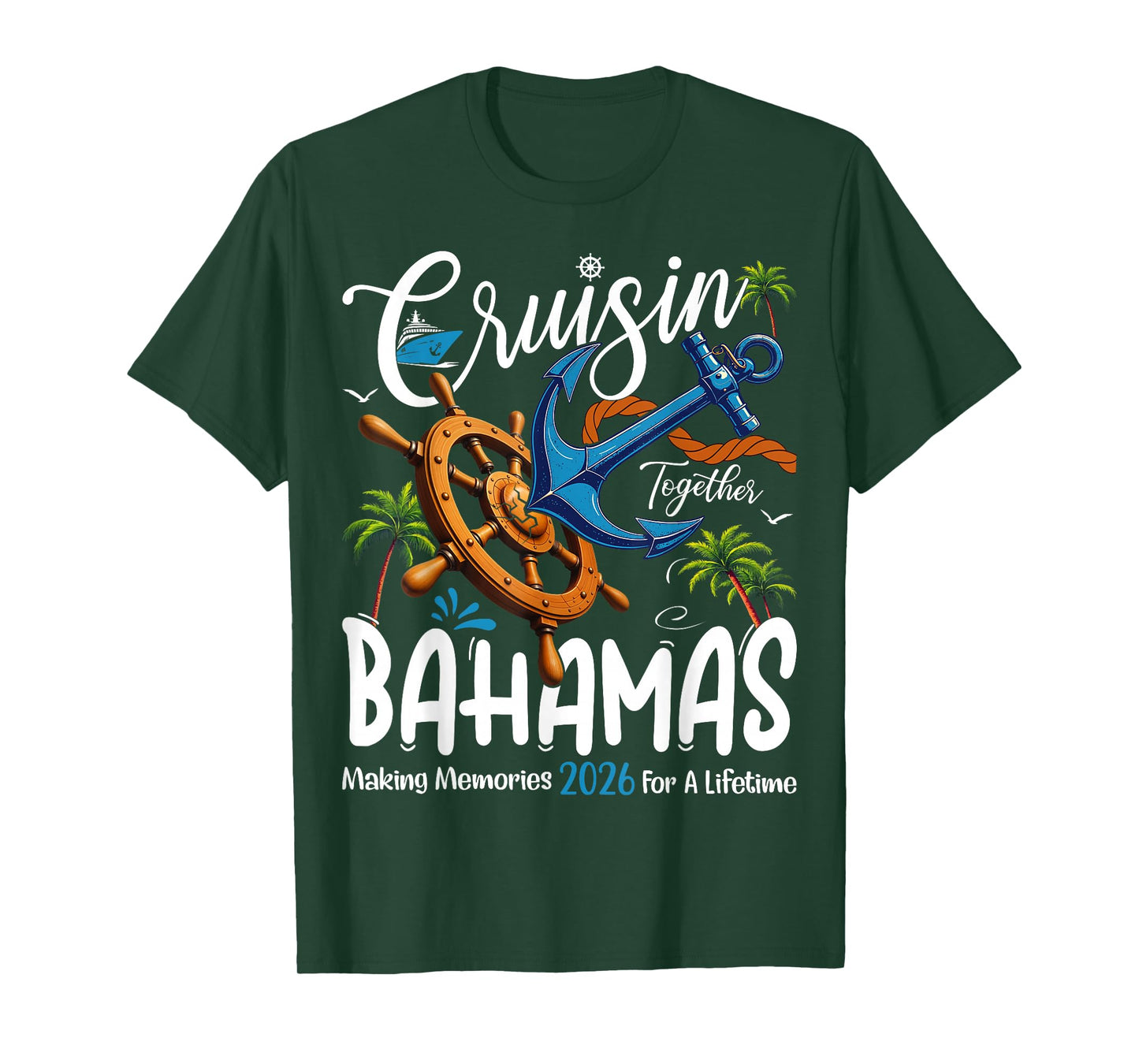 Bahamas Cruise 2026 Family Vacation Trip T-Shirt