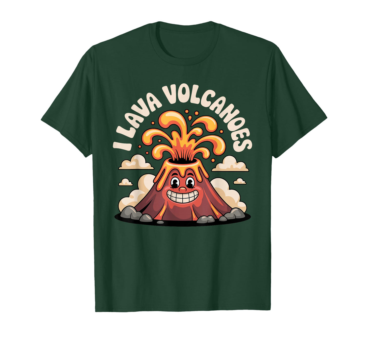 Cool Volcano Art for Men Women Kids Geology Volcano Lover T-Shirt