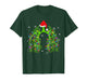 Christmas Nurse Respiratory Therapist Lung Xmas Lights T-Shirt