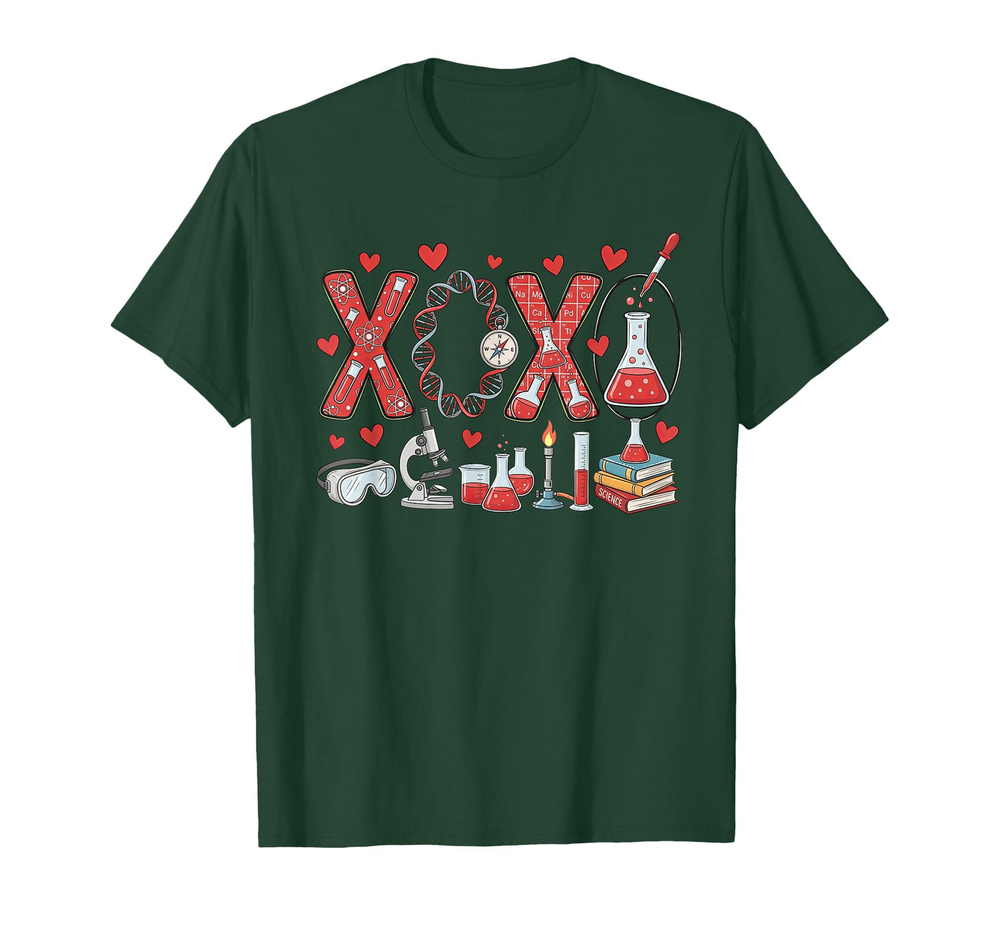 Science Teacher Love Chemistry Valentine Humor T-Shirt