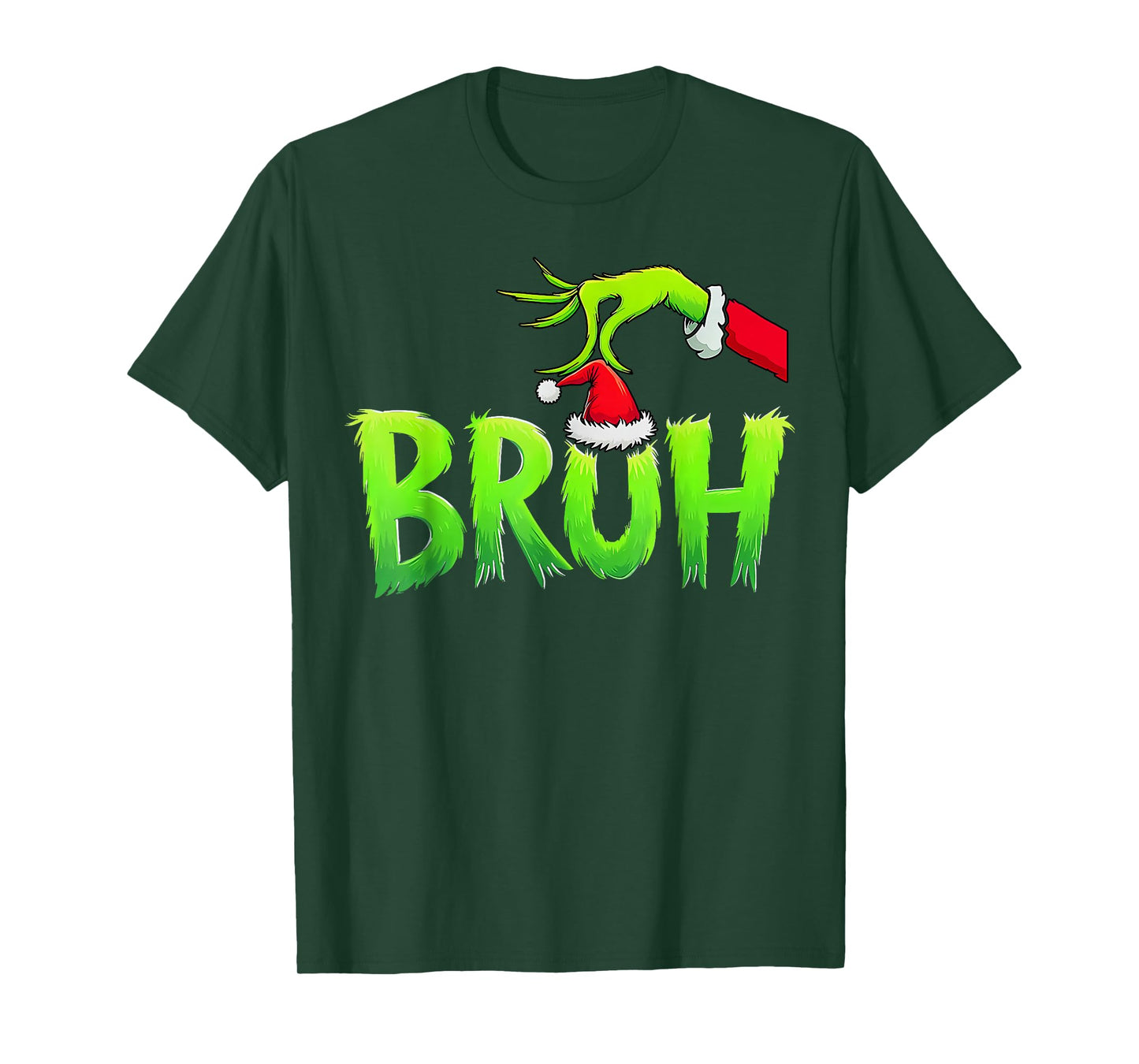 Bruh Christmas Shirt Kids Xmas Teens Boys Funny Christmas T-Shirt