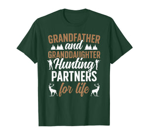 Grandfather and Granddaughter Hunting Partners for Life T-Shirt