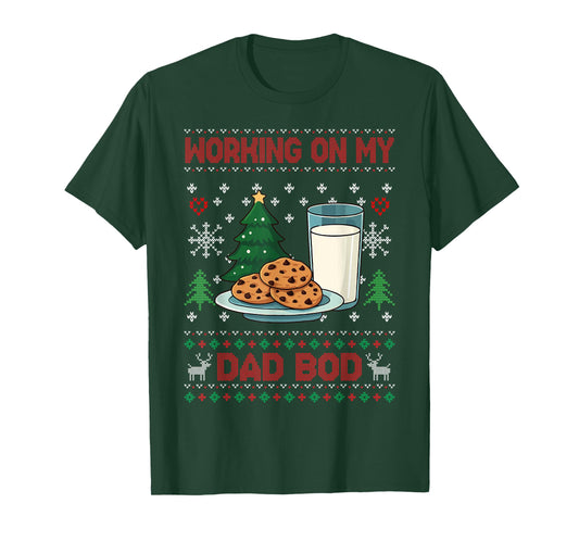Pregnancy New Mom Baby Pregnant Christmas Matching Couples T-Shirt