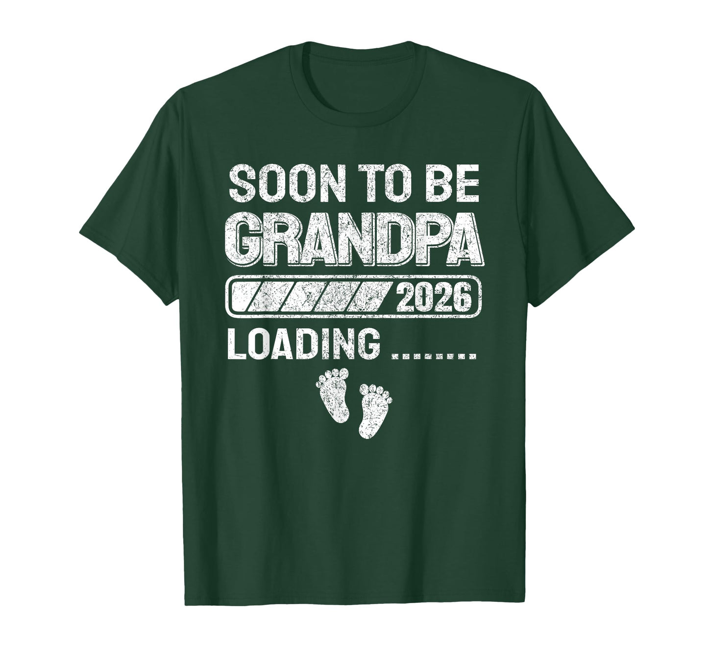 Promoted to Grandpa 2026 Soon to Be Grandpa Loading 2026 T-Shirt