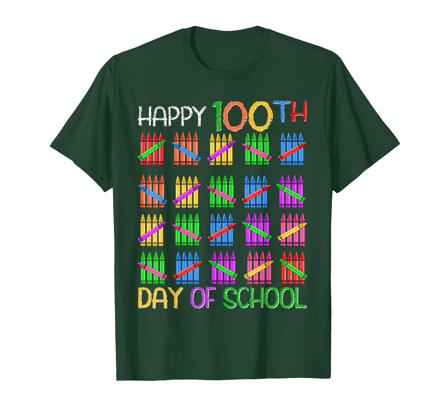Happy 100th Day of School for Teacher Kids 100 Days Smarter T-Shirt
