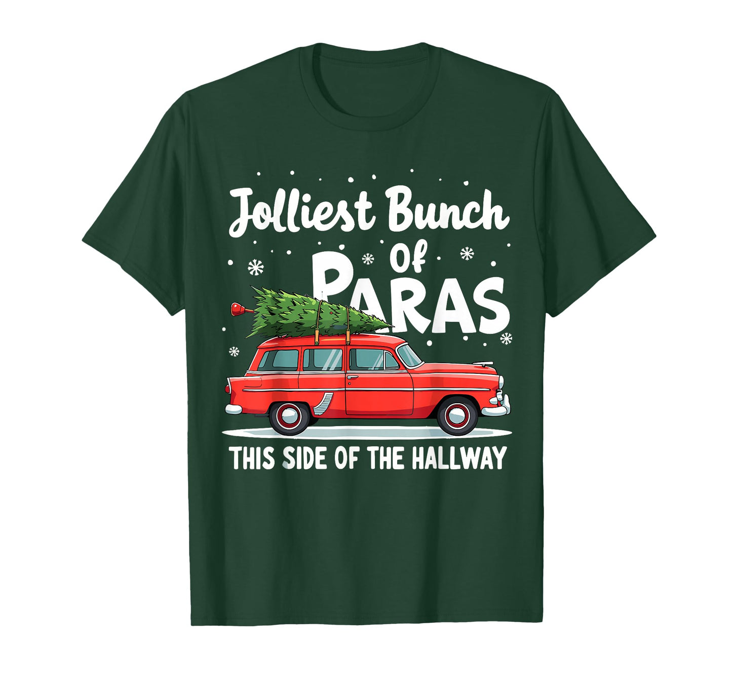 Jolliest Bunch of Paras This Side of The Hallway Xmas PJ T-Shirt