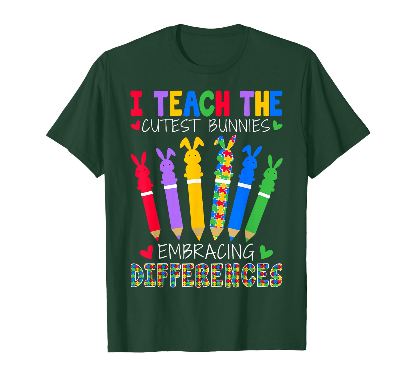I Teach The Cutest Bunnies - Easter SPED Teacher T-Shirt
