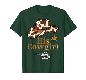 Matching Couples Her Cowboy Western His and Hers T-Shirt
