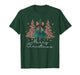 Christmas Trees Leopard Coquette Bow Xmas Pajamas Holiday T-Shirt